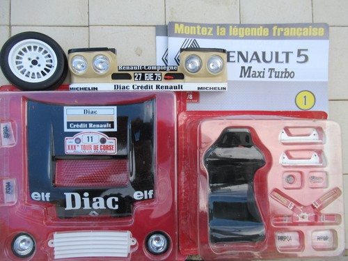 Pièces renault 5 maxi - 1/8,
