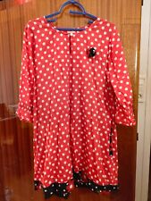 Robe rouge à pois blancs "L'été de Jeanne"