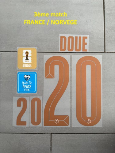 Flocage doue maillot away - #20,
