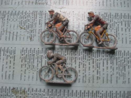 Lot cyclistes anciens en - lot,