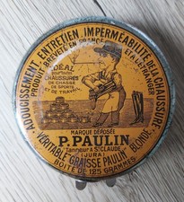 Ancienne Boîte CIRAGE P.PAULIN 