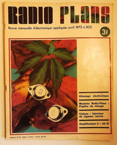 Revue radio plans 305 1973 - radio,