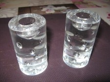 bougeoirs en cristal JG Durand