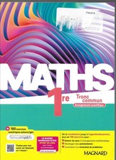 MATHS 1ère -Tronc commun