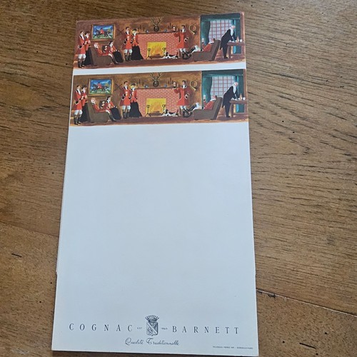Menus cognac barnett 20 - menus, ex