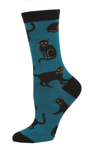 Chaussettes noir chat - chaussettes,