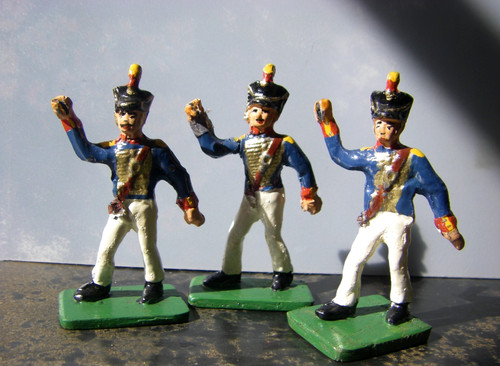 Soldat plomb 1er empire 3 - plomb, :