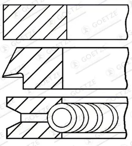 Jeu segments piston - jeu, de