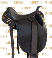 Selle de cheval en cuir de