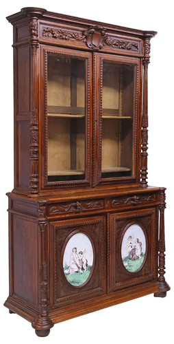Antique buffet deux corps - buffet,