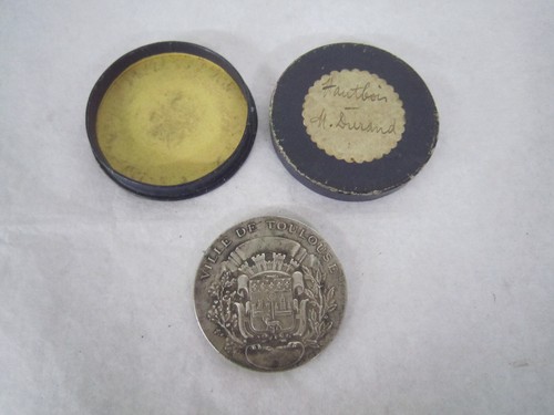 Medaille bronze argente ville - medaille,