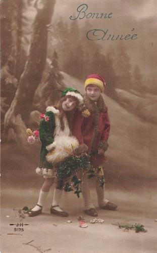 Bonne annee enfants - bonne, bonnet