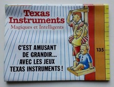 PETIT CATALOGUE TEXAS INSTRUMENTS - DICTEE MAGIQUE / CALCUL MAGIQUE etc.