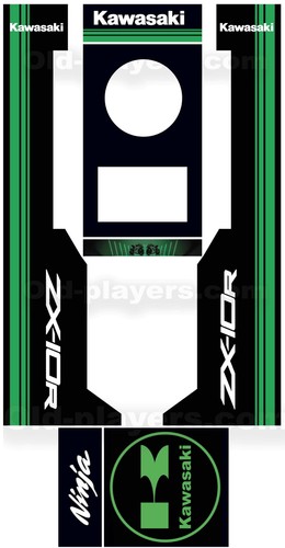 Stickers kawasaki jeux bar - stickers,