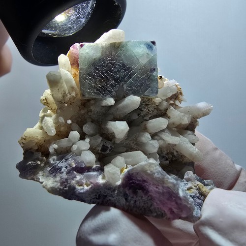Rare cube fluorite - cube,