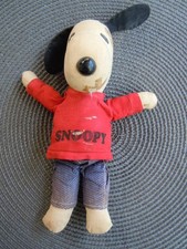 rare et ancienne poupée de chiffon snoopy (destroy) peanuts characters usa 1960