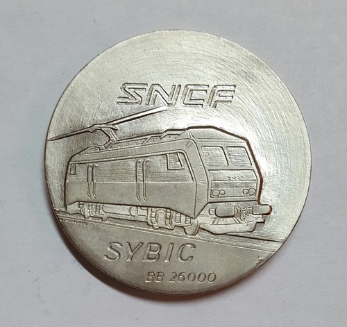 Medaille sncf train - train, sybic