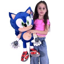 Nouveau Sonic Peluche Géant 70 CM Hérisson Bleu Original Garçons Enfants 0+
