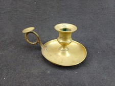 Ancien bougeoir laiton rat de