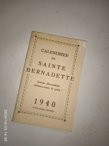 Calendrier sainte - de,