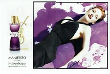 Publicité Advertising 1220 2013 parfum Manifesto Yves St  Laurent J. Chastain 2p