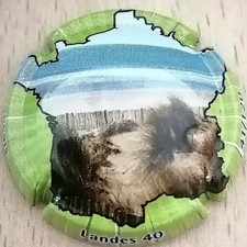 capsule de mousseux LES DEPARTEMENTS FRANCAIS, LANDES (40) - 41/120