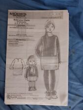 patron poupée modes et