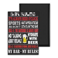 Bar rules-Magnet Personnalisé