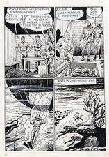 GIORDAN : VIGOR L'ATOLL TABOU PLANCHE ORIGINALE AREDIT PAGE 6