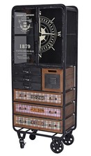 Vitrine Loft Sur Roues Avec