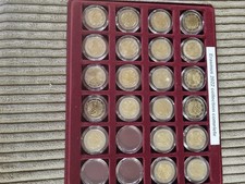 Serie de 21 pieces de 2 Euros