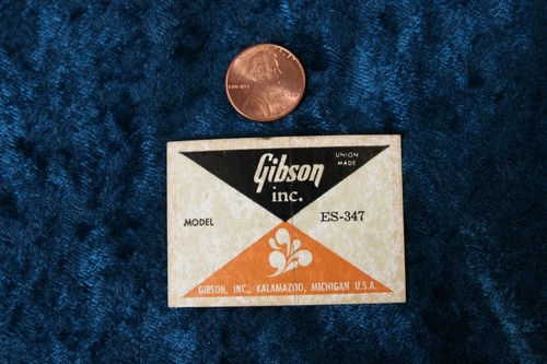 Gibson 347 hole interior - gibson, f-hole