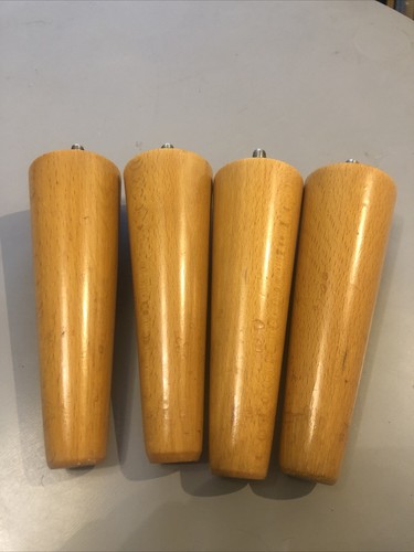Lot ancien pieds bois lit - 4,