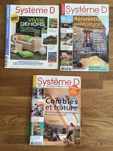 Lot magazines système d - de, 3