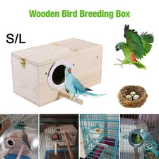 Nichoir Bois Peint Main Jardin