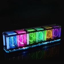 Kit horloge tube RGB LED DIY