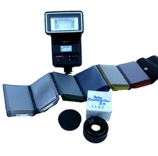 Flash Hanimex TS855 Rebond Reglable + Tele Converter 2x Photo