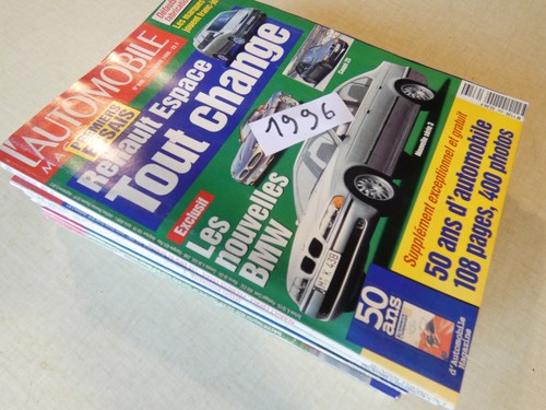 Automobile magazine 1996 - l'automobile,