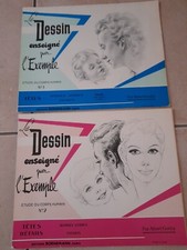 LIVRES - LE DESSIN ENSEIGNÉ PAR L'EXEMPLE 1 ET 2 - ALBERT GENTA