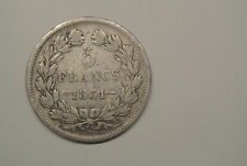 petit tirage RARE  5 FRANCS LOUIS PHILIPPE 1831 BB  tranche en creux 