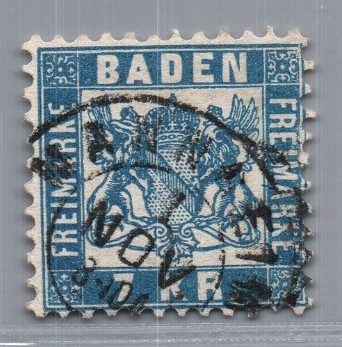 Baden michel 25 oblitéré - baden,