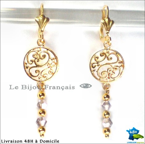 Boucles oreille dentelle - d'oreille,