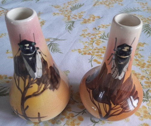 Sicard lot vases - sicard, signé