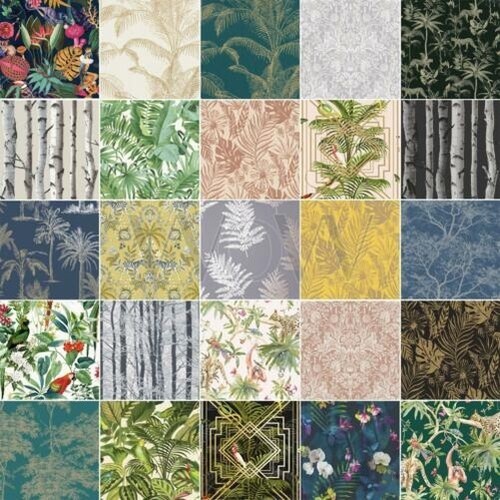 Arbres feuilles papier - &,