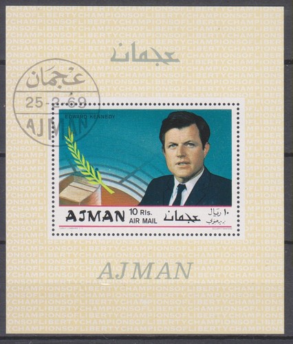Timbres sur kennedy - kennedy, feuillet