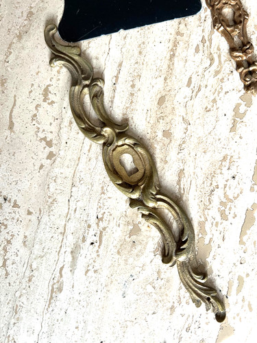 Entrée clé serrure bronze - clé,