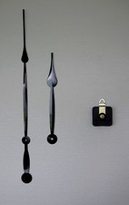 pendule géante mécanisme quartz horloge grandes aiguilles poire diamètre 80cm