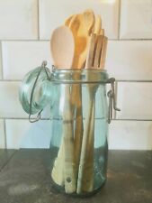 Anciens Bocaux en verre vert