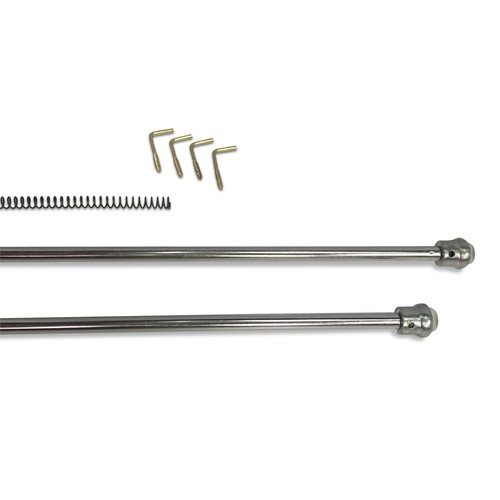 Paire tiges acier double - paire,