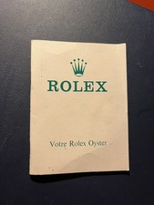 Livret Votre Rolex 1603 De